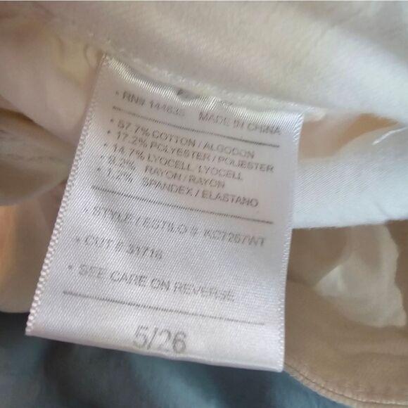 Kancan White Ankle Jeans, Perfect Condition Sz 26 With 26" Inseam - Picture 6 of 7